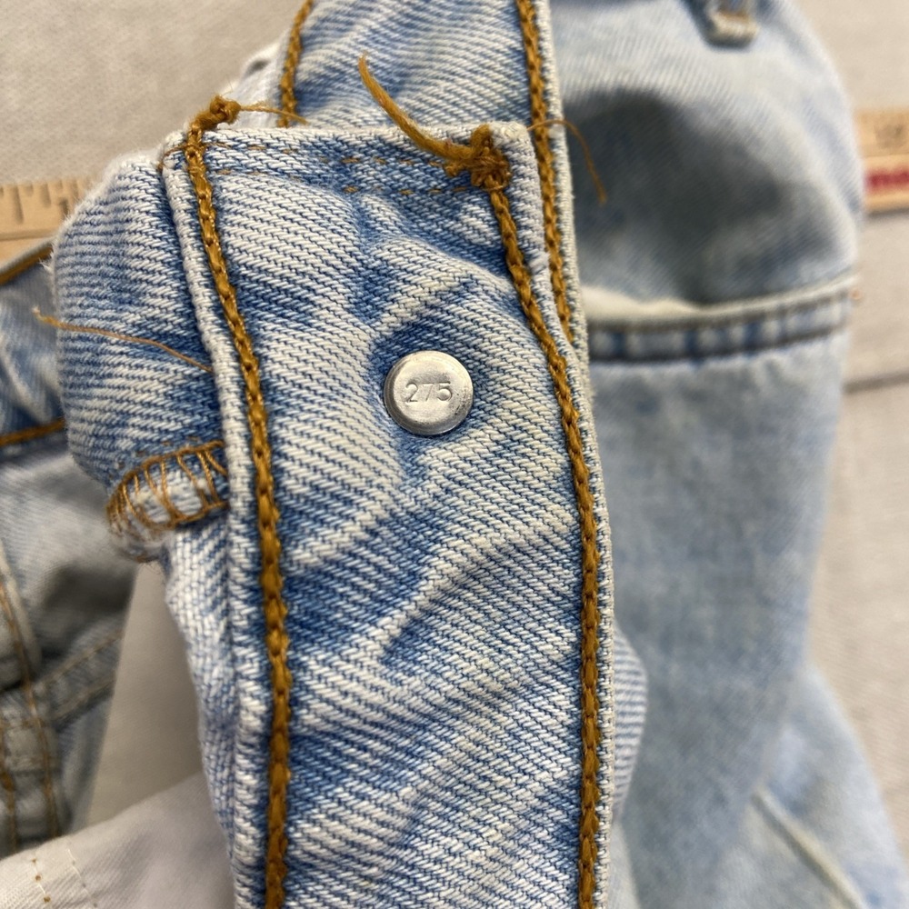 Vintage Levis 505 Jeans Mens 36 x 34 Denim Regular Fit Straight Leg Y2k - Picture 9 of 12